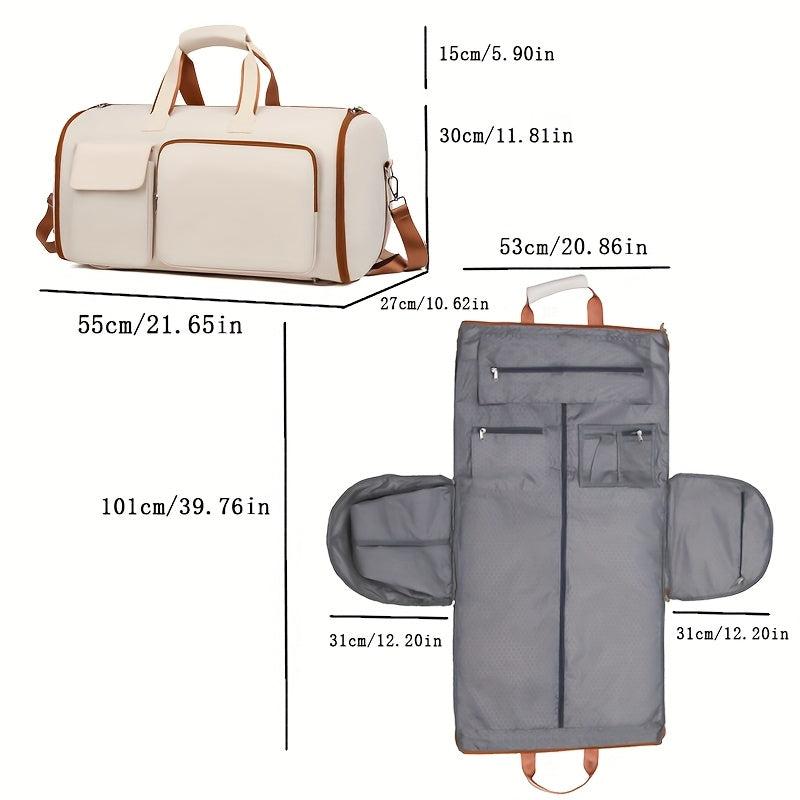 Lugcasa 2 in 1 convertable travel bag for men & women